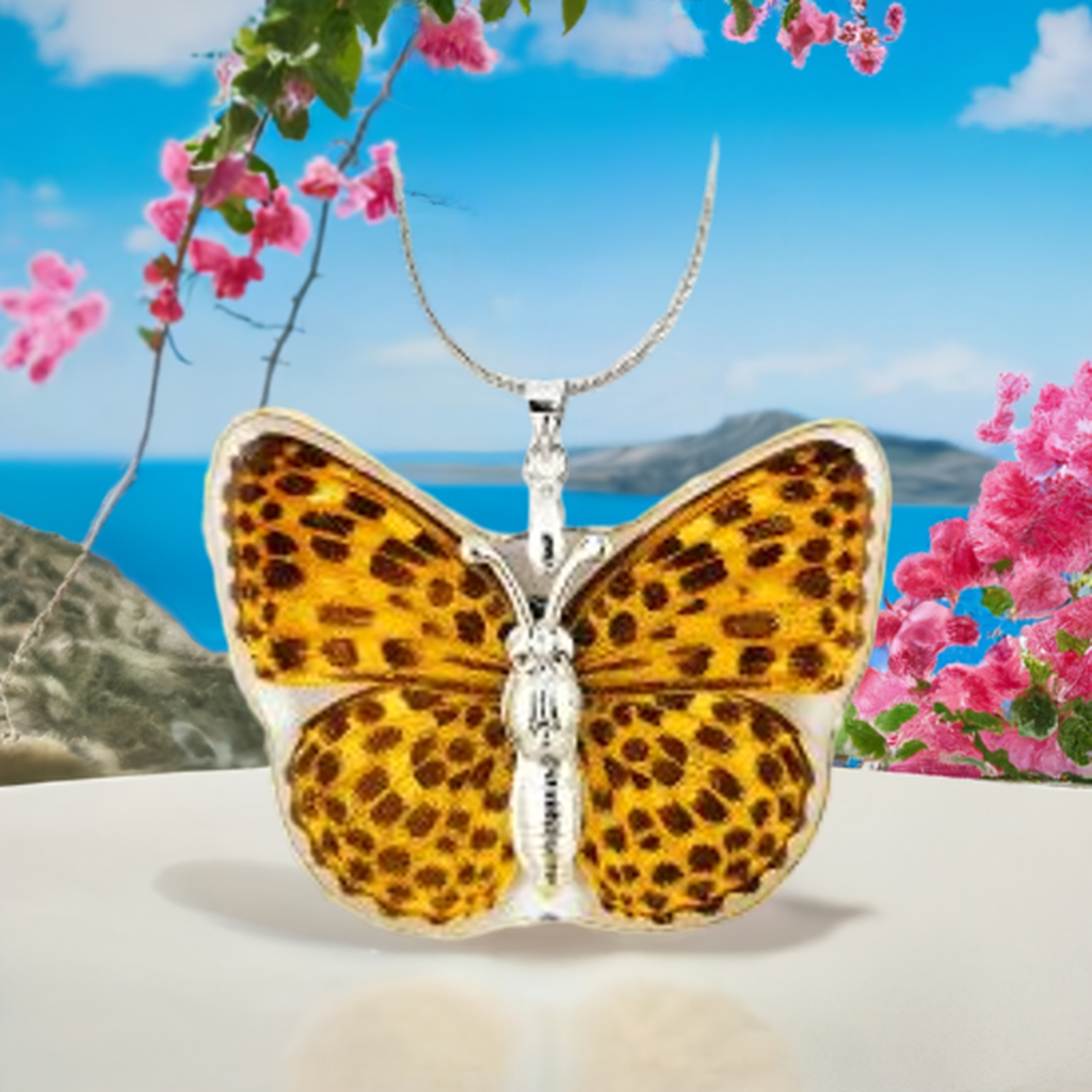 Real Butterfly Necklace Real Nature Gift