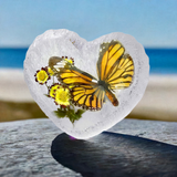 Real Butterfly Monarch Heart Shape Desktop Real Nature Gift